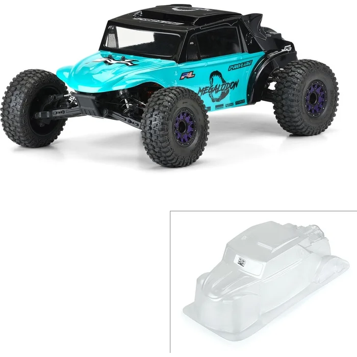 1/10 Megalodon Desert Buggy Clear Body: Short Course