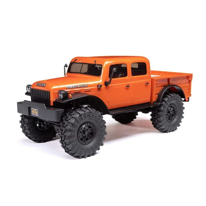 1/24 SCX24 1940’s Dodge Power Wagon Ready to Run with Battery and Charger (Orange) (AXI00007T1)