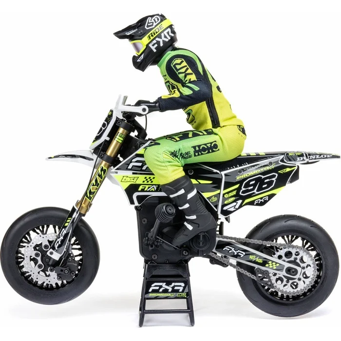 1/4 Promoto-SM FXR Supermoto Motorcycle RTR (Battery and Charger Included), White