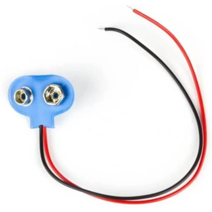 10 Pcs Snap 9V (9 Volt) Battery Clip Connector Snapper