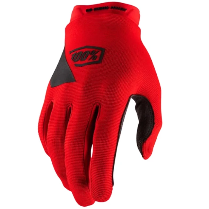 100% RIDECAMP YOUTH GLOVES|SMALL|MEDIUM|LARGE|XL|BLACK|RED