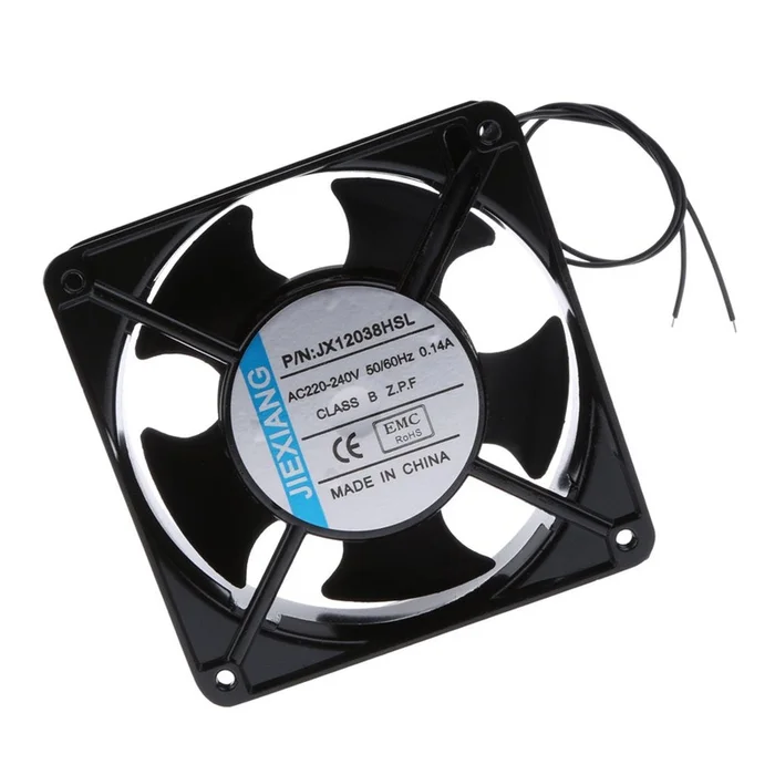 12038 220V DC Cabinet Industrial Cooling Fan for Computer Oil Seal Bearing