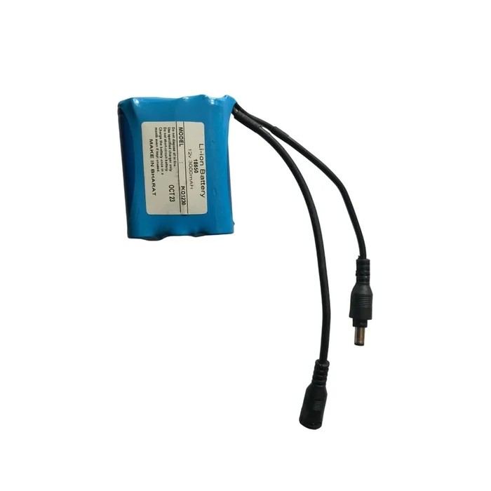 12v 3000 mAh Lithium ion Battery, Rechargeable Battery