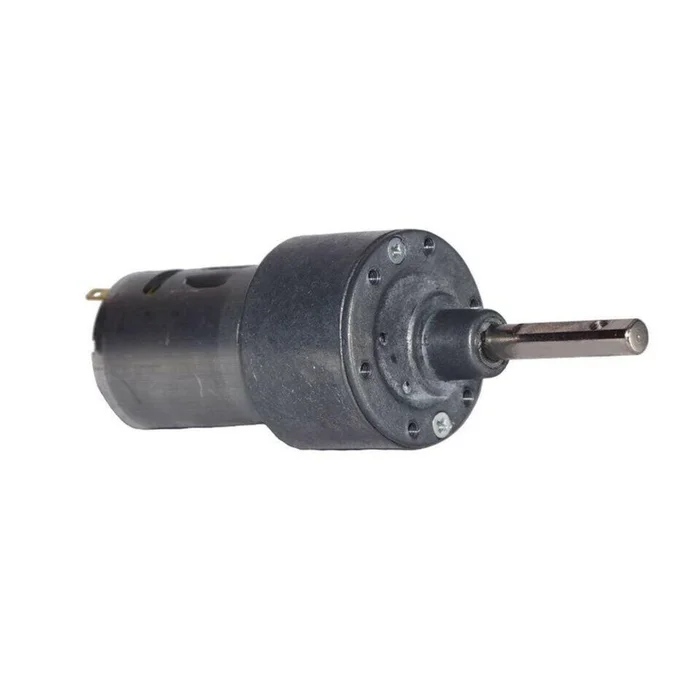 12v DC Johnson Side Shaft Gear, Geared Motor 200 rpm – B Grade
