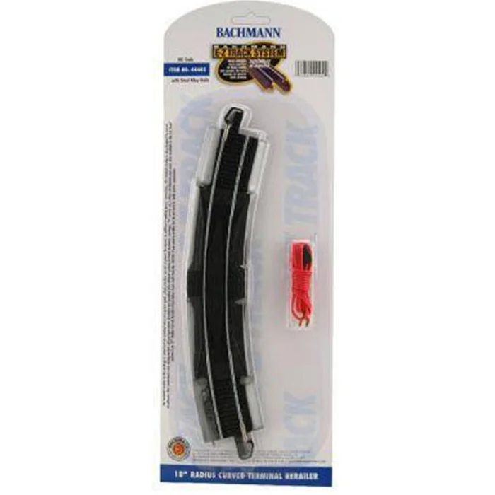 18 Radius Curved Terminal Rerailer W/Wire (1/Card)