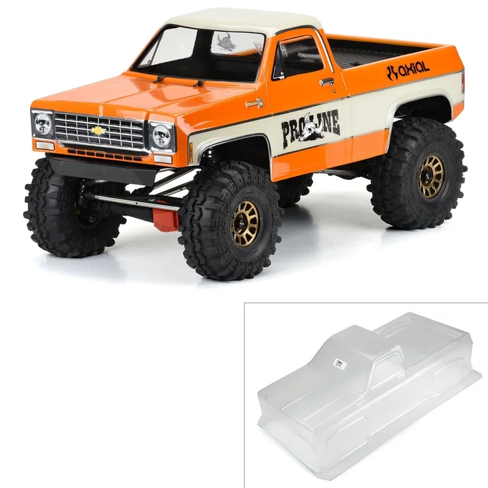 1978 Chevy K-10 Clear Body for Axial SCX6 (PRO359800)