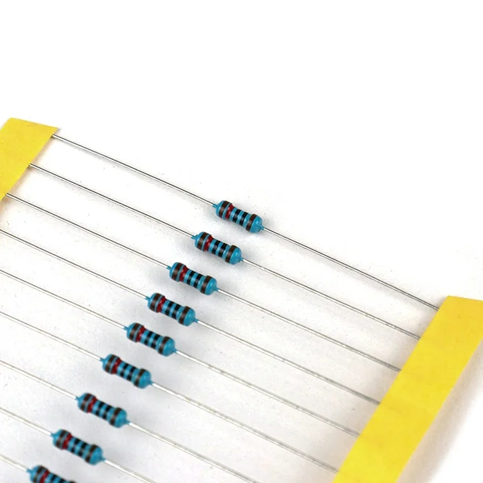 1M Ohm 0.25W Metal Film Resistor (Pack of 100)