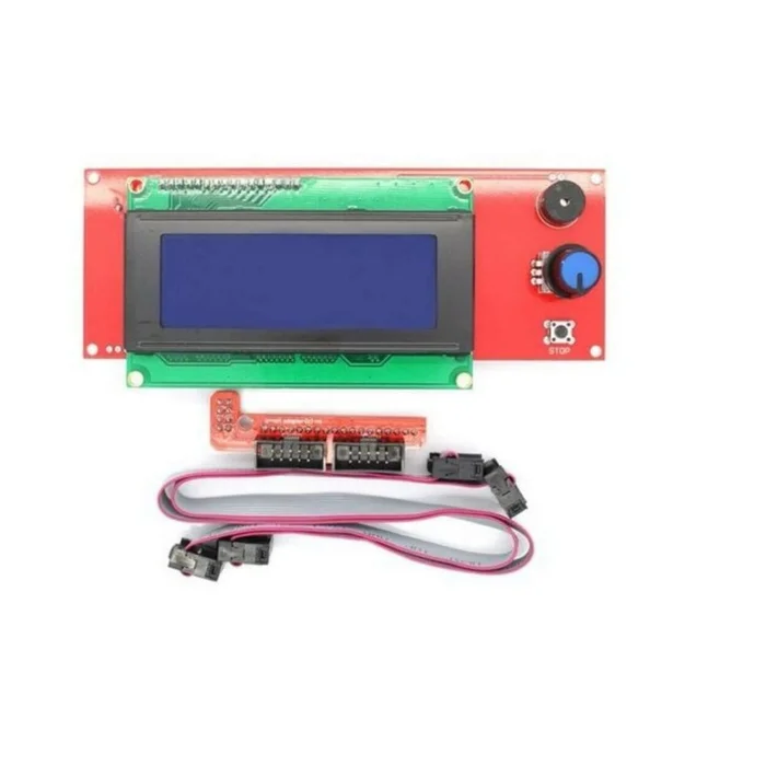 2004 LCD Display Smart Controller W/ Adapter For RAMPS1.4 Reprap 3D Printer