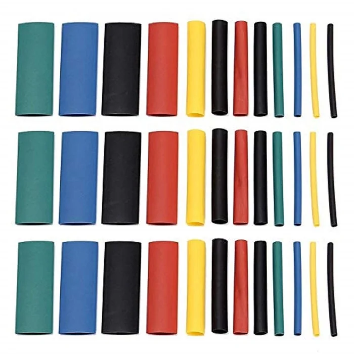 21PCS 6.0mm Colorful Silicone Rubber Heat Shrink Tube Assortment in bag : 3PCS*7color (Red, yellow, blue, green, white, black, transparent) x65mm