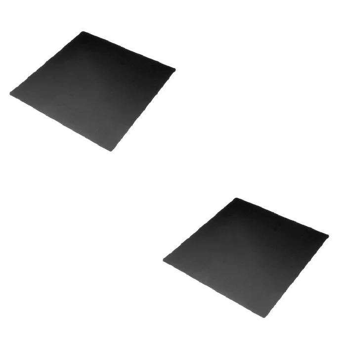 220 x 220 x 0.5mm Frosted Heated Bed Sticker Build Plate Tape with Adhesive Backing for 3D Printer (2 pcs)