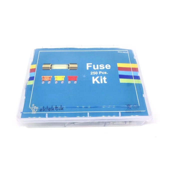 250pcs Quick Blow Glass Tube Fuse Assorted Kit 250V 1A, 2A, 3A, 5A, 6A, 7A, 8A, 10A, 15A,20A, 6x30mm, 250V 1A, 5A, 10A, 15A, 20A, 5x20mm (5x20mm and 6x30mm)