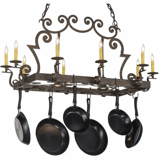 2nd Ave. 153216 Tourelle Traditional Gilded Tobacco Pot Rack