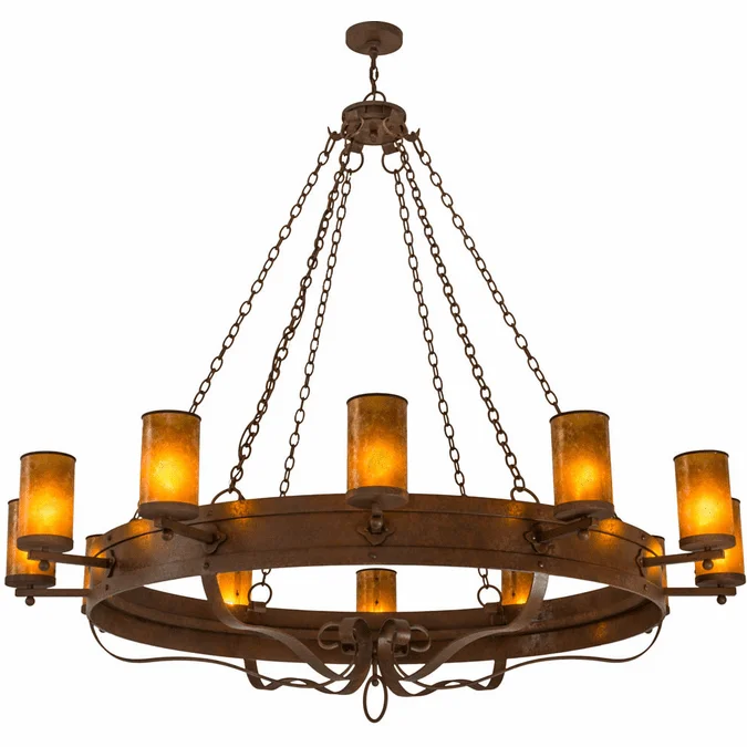 2nd Ave. 170763 Parnella Traditional Rusty Nail Lighting Chandelier