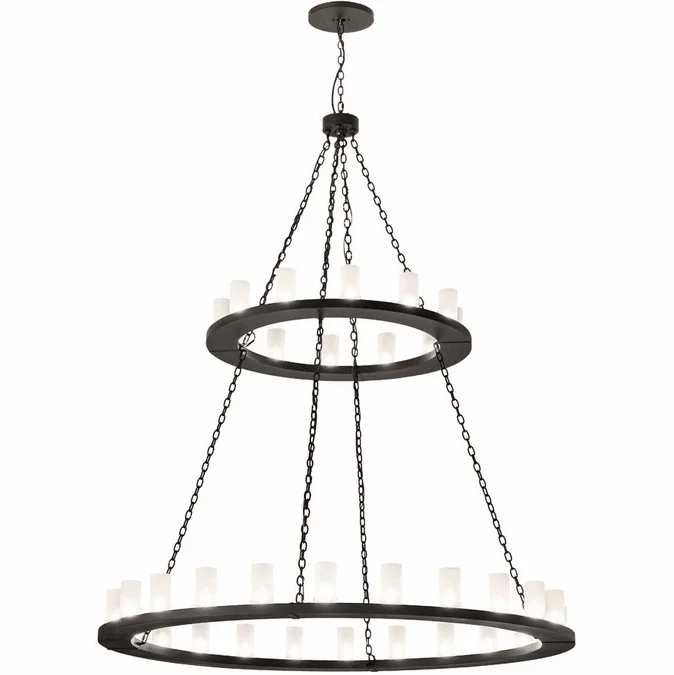 2nd Ave. 196183 Loxley Textured Black Ceiling Chandelier