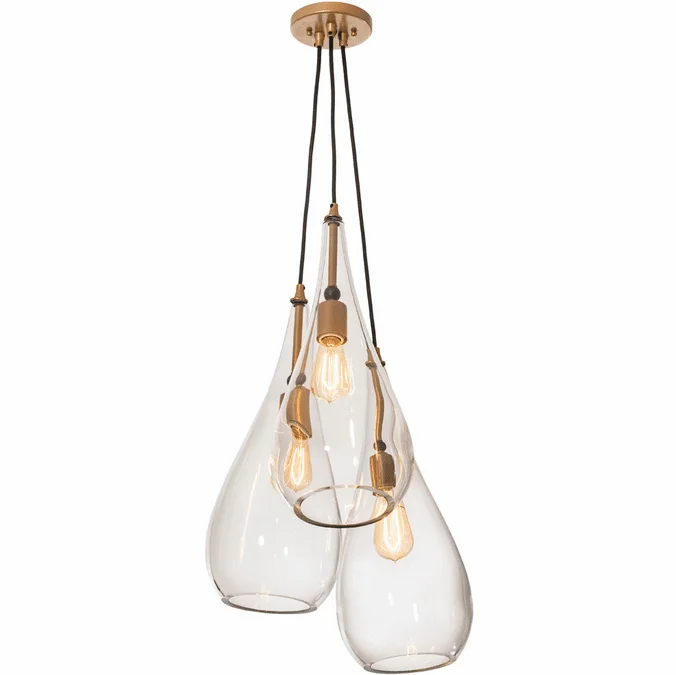 2nd Ave. 210843 Madari Contemporary Champagne Metallic LED Hanging Light Fixture