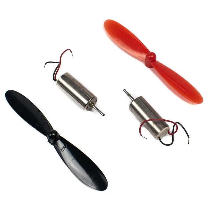 2pcs DC 4.2V 610 6x10mm Micro Coreless Motor With 2pcs Propeller High Speed Mini Drones