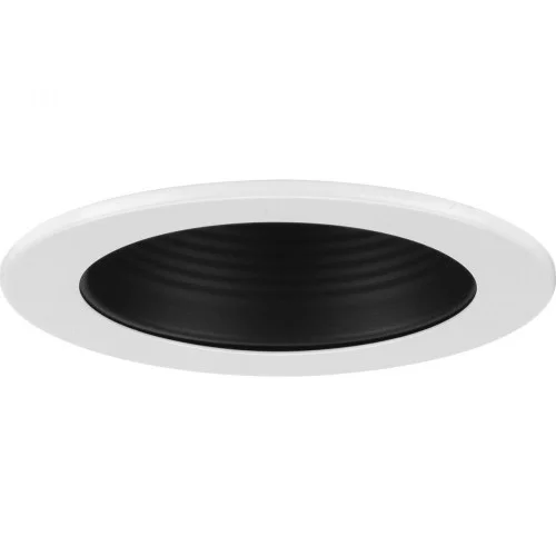 4” Black Recessed Step Baffle Trim for 4” Housing (P804N series) (149|P804000-031)