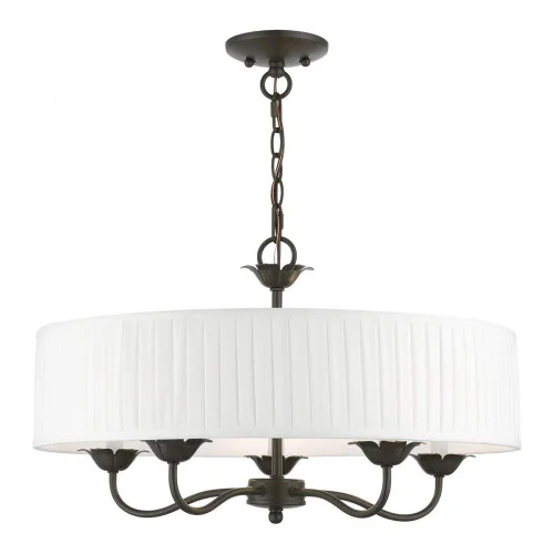 5 Light English Bronze Pendant Chandelier (108|41775-92)