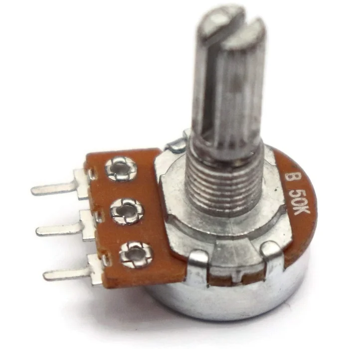 50K ohm Round potentiometer, single variable resistor