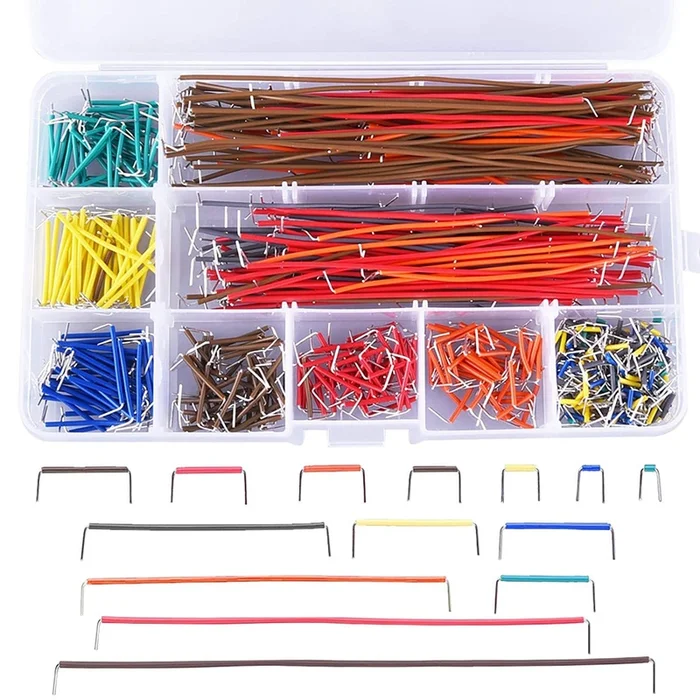 560 Pieces Jumper Wire Kit 14 Lengths Assorted Preformed Breadboard Jumper Wire with Free Box