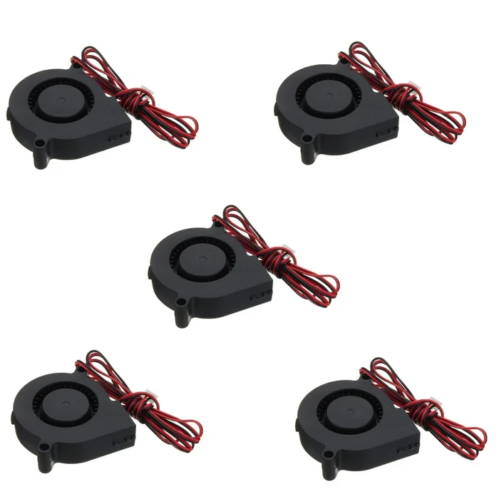 5pcs x 12V DC 3D Printer 5015 Vortex Turbo Cooling Fan