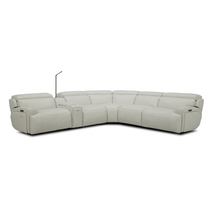 6095b sectional color 2927 in white