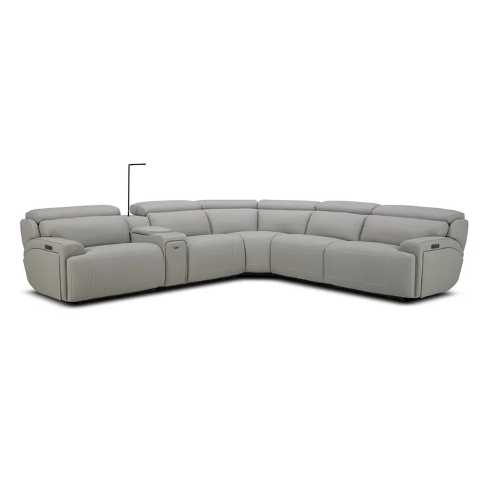 6095b sectional color u756043 in grey