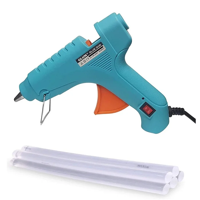 60W 60 WATT HOT MELT Glue Gun with Free 5 Glue Sticks