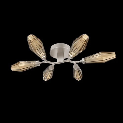 Aalto Flush Mount – 6pc (1289|CLB0049-01-BS-RB-L3)