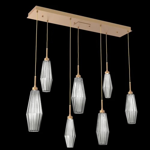 Aalto Linear 7pc Multi-Pendant (1289|PLB0049-07-NB-RS-C01-L1)