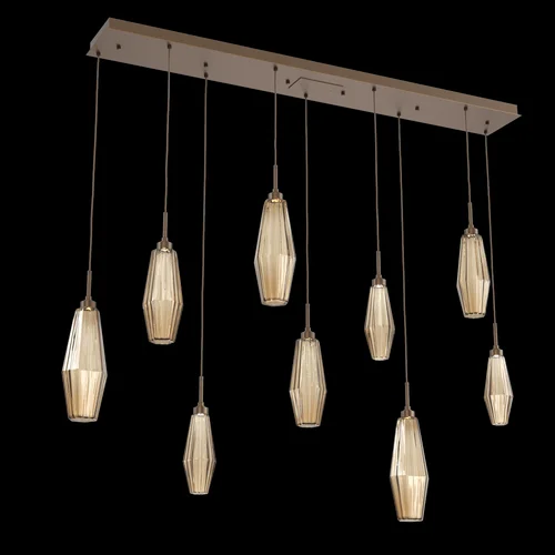 Aalto Linear 9pc Multi-Pendant (1289|PLB0049-09-FB-RB-C01-L3)