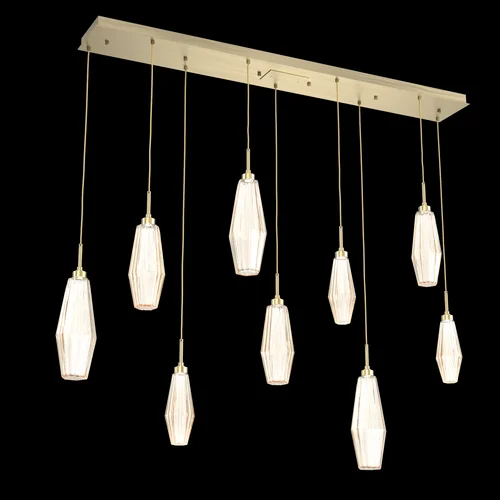 Aalto Linear 9pc Multi-Pendant (1289|PLB0049-09-HB-RA-C01-L3)