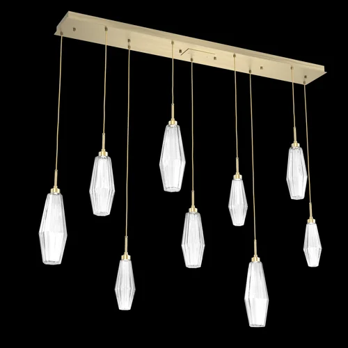 Aalto Linear 9pc Multi-Pendant (1289|PLB0049-09-HB-RC-C01-L3)