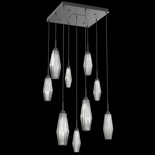 Aalto Square 9pc Multi-Pendant (1289|CHB0049-09-MB-RS-C01-L3)