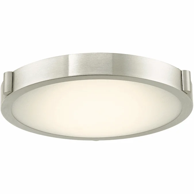 Abra 30065FM-BN Halo Modern Brushed Nickel LED 11″ Flush Lighting