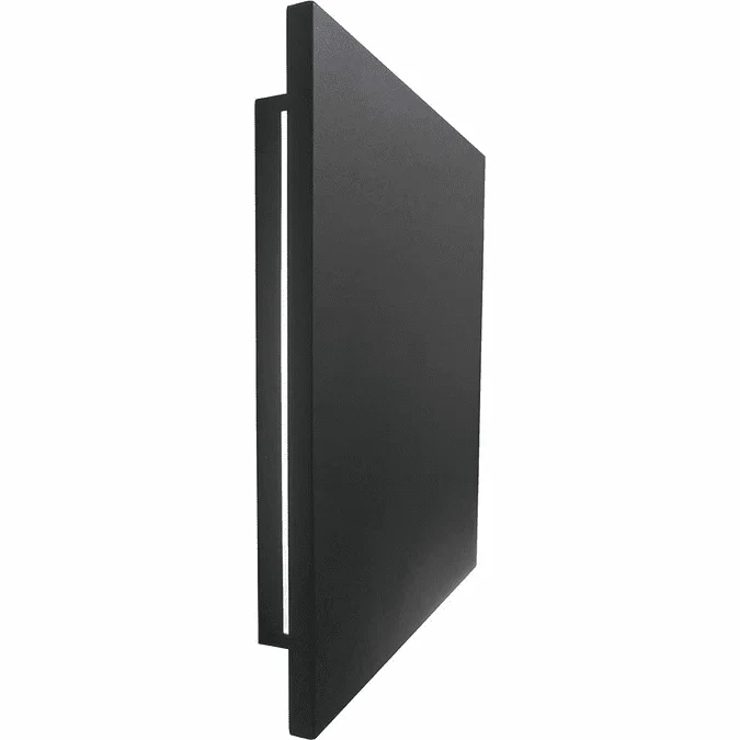 Abra 50080ODW-MB Mona Lisa Contemporary Matte Black LED Outdoor Lighting Sconce