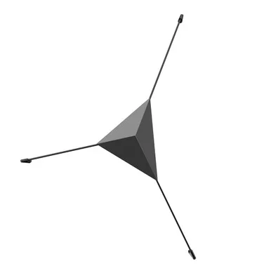 Abstract LED Surface Mount in Satin Black (69|2181.25-L)