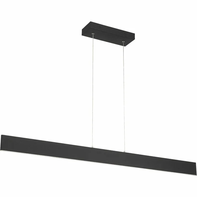 Access 24896LEDD-MBL/ACR Holm Modern Matte Black LED Kitchen Island Light
