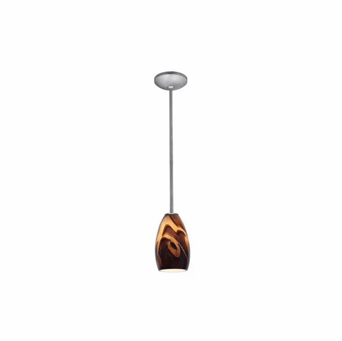 Access 28012-1R-BS/ICA Champagne Contemporary Brushed Steel Mini Drop Lighting