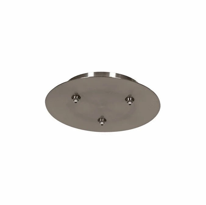 Access 87120UJ-BS Unijack Brushed Steel Three-Port Round Canopy