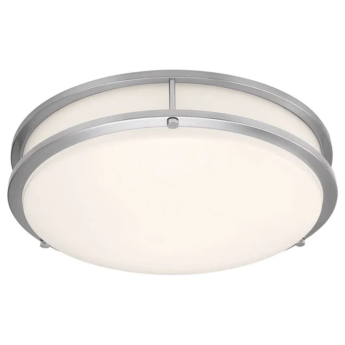 Access Solero II 1-LT LED Flush Mount – Brushed Steel – 20501LEDDCS-BS/ACR