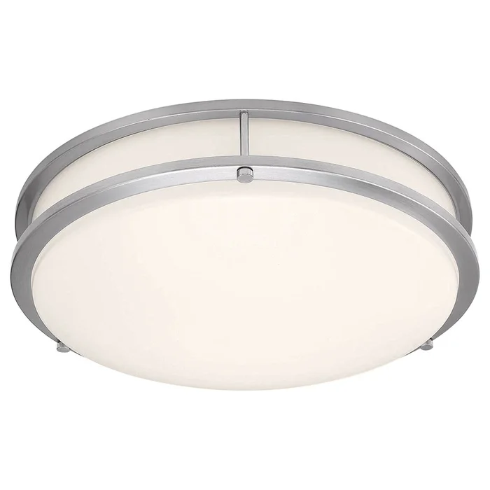 Access Solero II Dimmable LED Flush Mount – Brushed Steel – 20502LEDD-BS/ACR