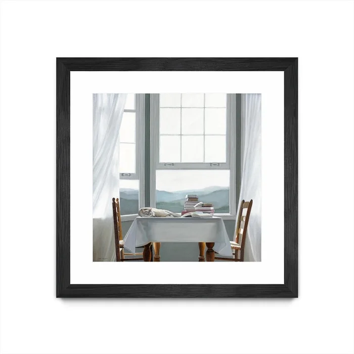 Accidental Scholar Matted and Framed Black 36×36 Wall Art|uvre dart murale encadre noire et mate Accidental Scholar 36×36