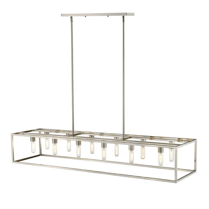 Acclaim Cobar 12-Light Island Pendant – Satin Nickel – IN21003SN