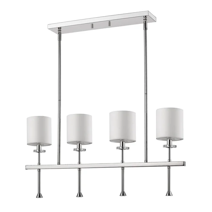Acclaim Kara 4-Light Pendant – Polished Nickel – IN21042PN