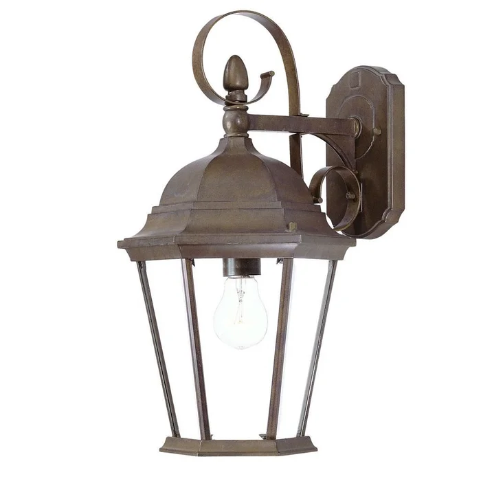 Acclaim New Orleans 1-Light Outdoor Wall Light – Burled Walnut – 5412BW