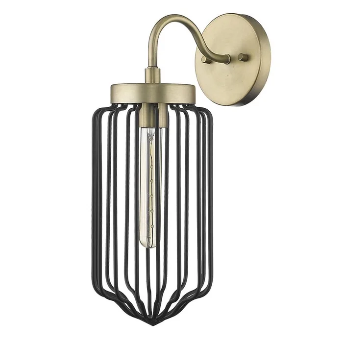 Acclaim Reece 1-LT Sconce – Aged Brass – IN41503AB