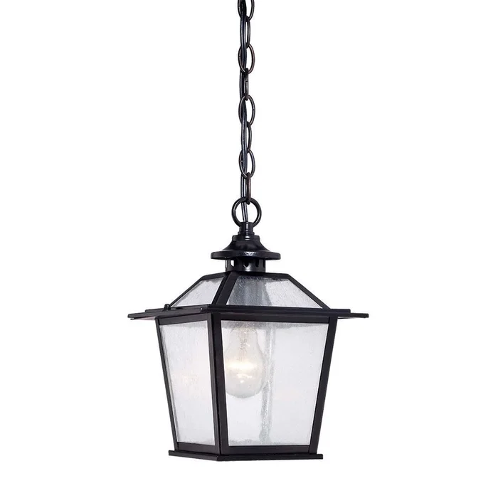 Acclaim Salem 1-Light Outdoor Hanging Lantern – Matte Black – 9706BK