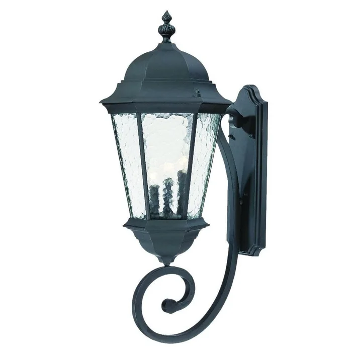 Acclaim Telfair 3-Light Outdoor Wall Light – Matte Black – 5521BK