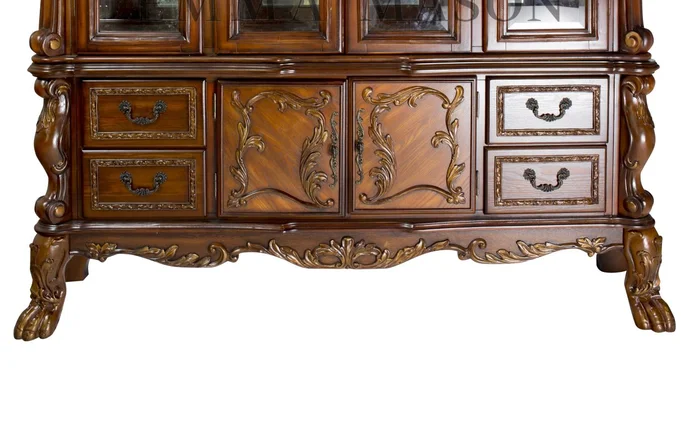 Acme Dresden Buffet in Brown Cherry Oak 12155B EST SHIP TIME APPX 4 WEEKS